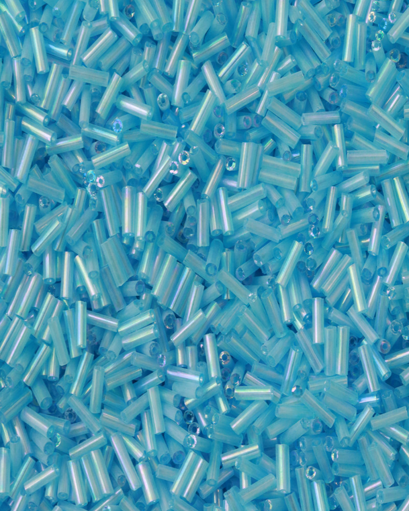 Açık Mavi Uzun Boru Kesme Boncuk Boru0115