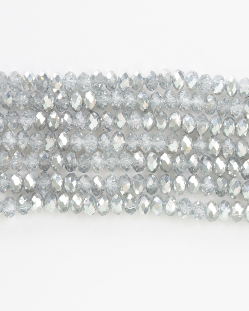 Alaca Gri 4mm Kristal Boncuklar Krs0116