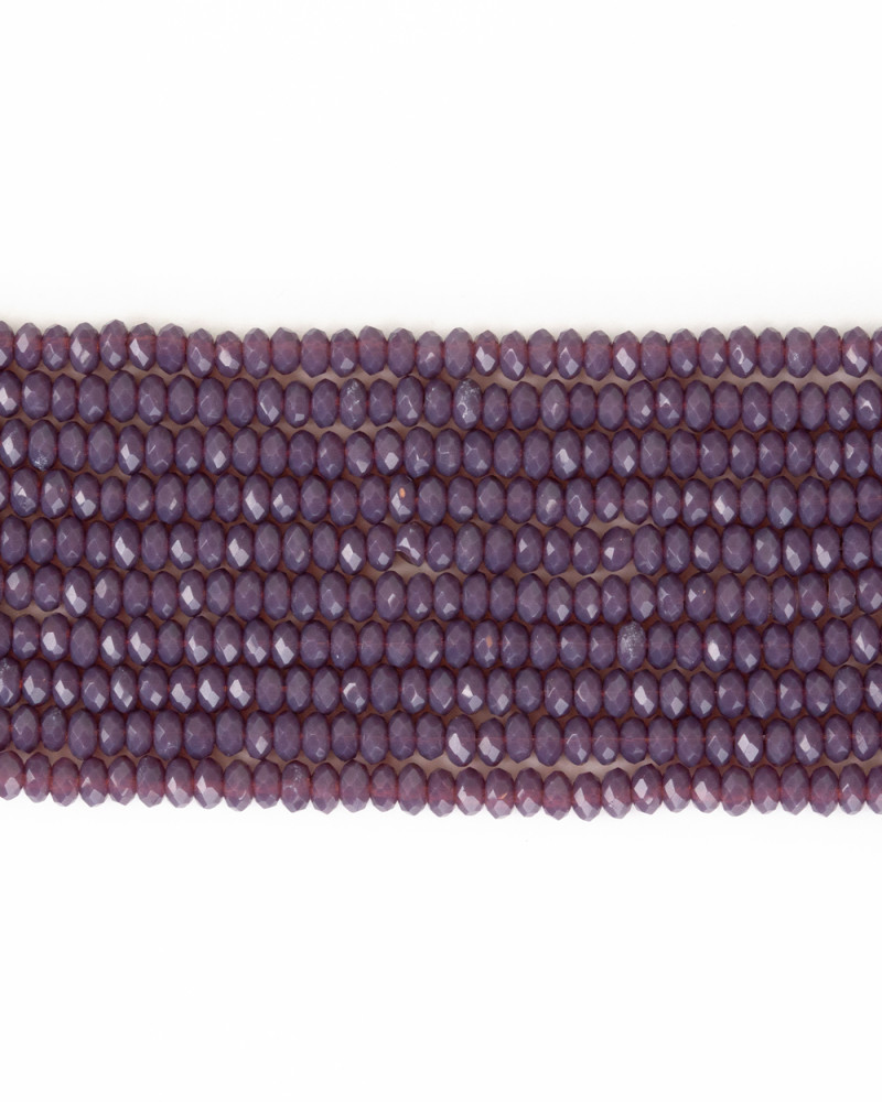 Mor 3mm Kristal Boncuklar Krs0037
