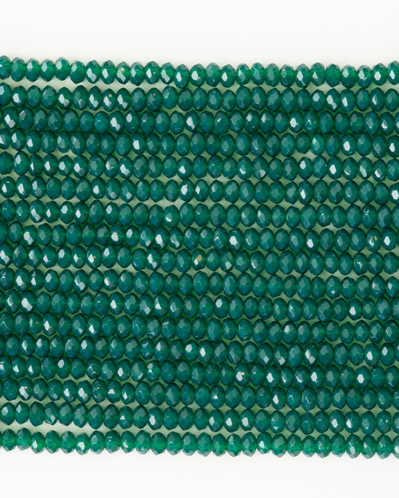 Yeşil 3mm Kristal Boncuklar Krs0045