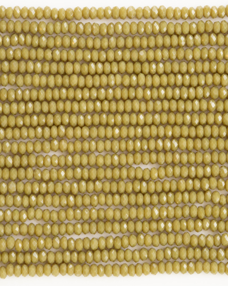 Açık Kahve 3mm Kristal Boncuklar Krs0047