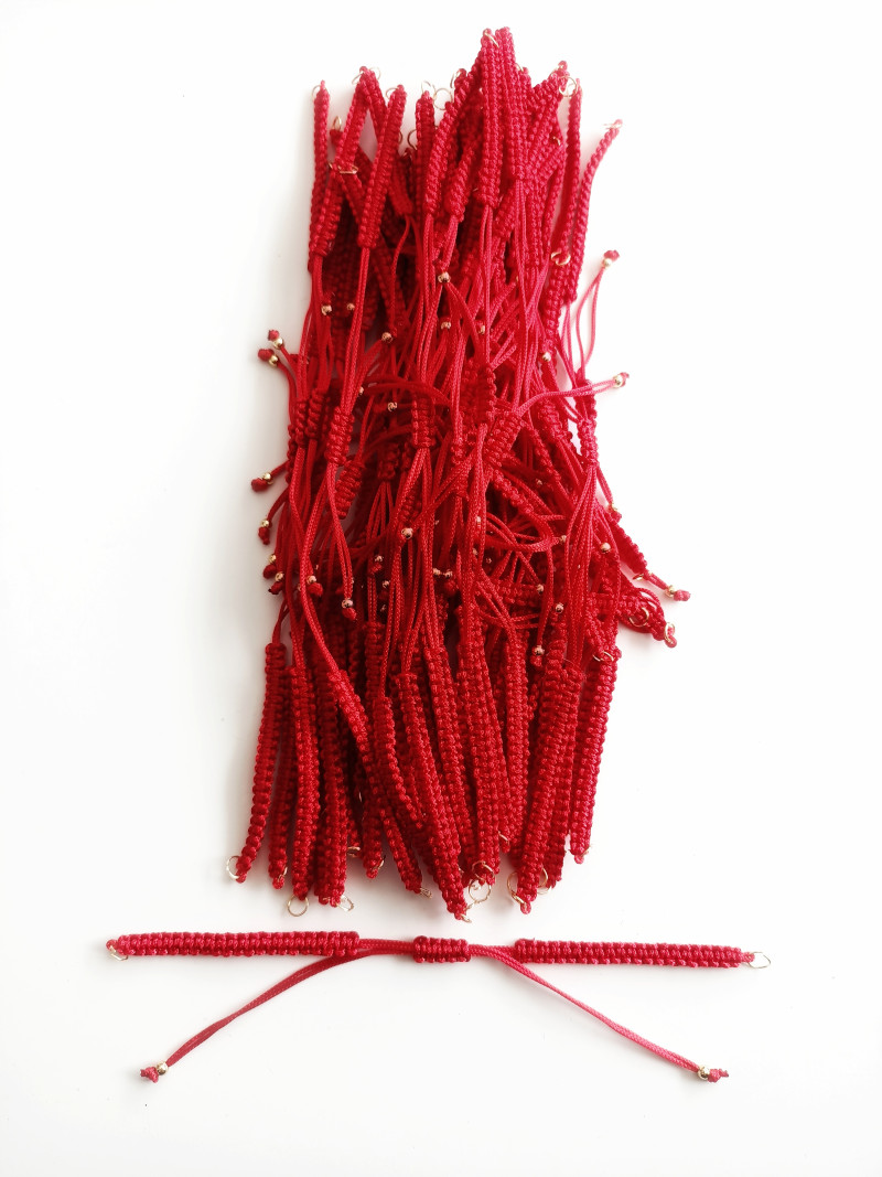 Hazır Asansörlü Makrome Örgü Bileklik İpi