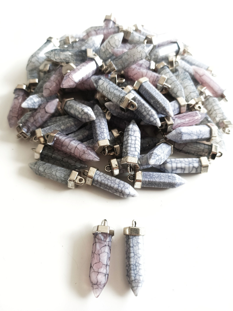 Plastik Pandül Takı Uçları Damarlı