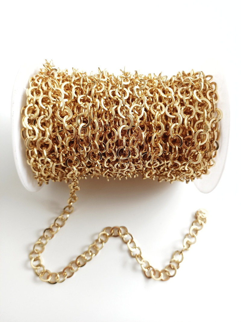 Gold Kaplama Halka Zincir