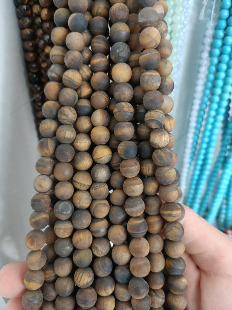 Mat Kaplan Gözü Doğal Taş 10mm.